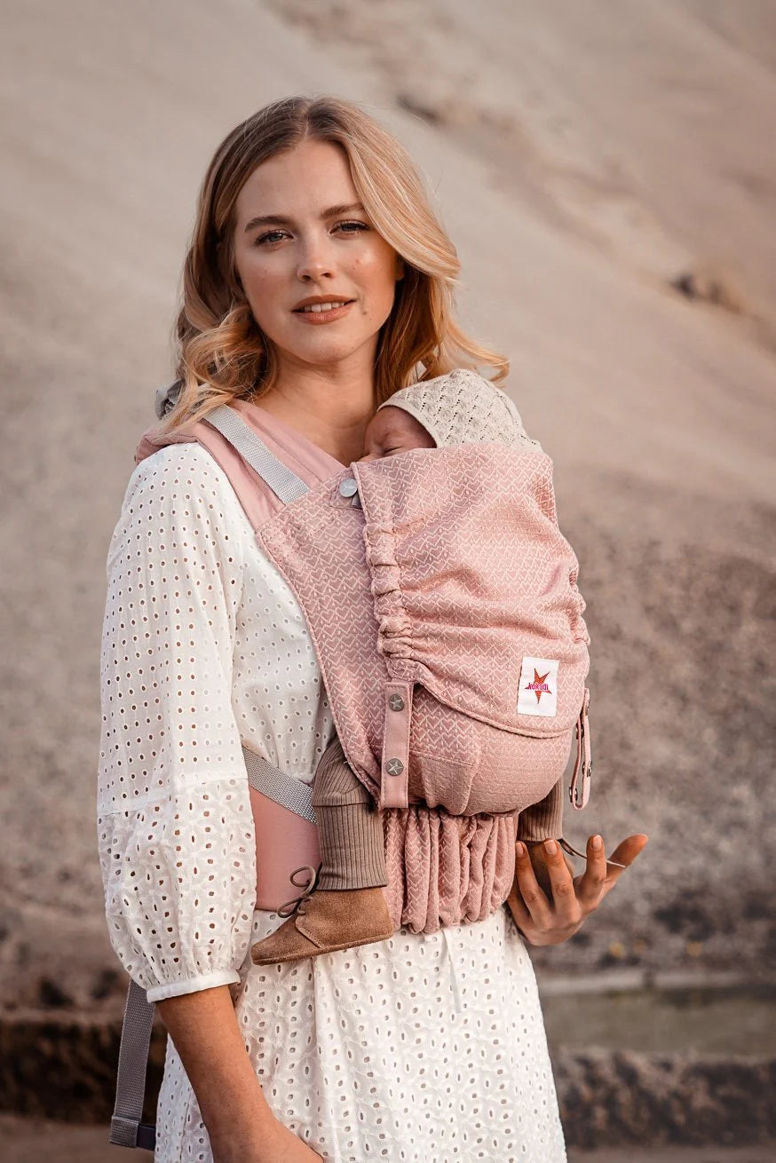 Bundle Tragcover Safari Eleni & Baby Carrier Flip Heart2heart Rosé