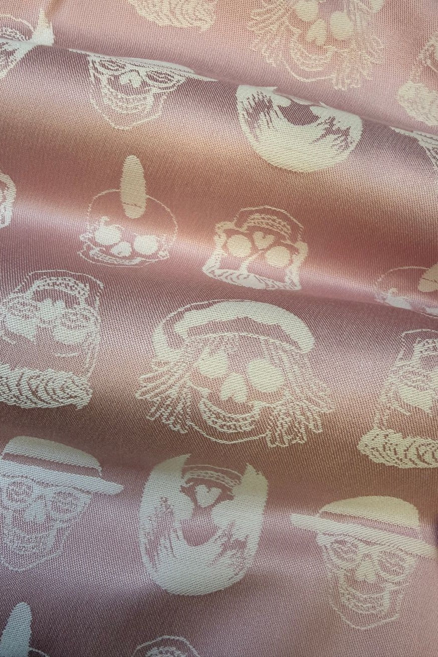 Bandolera calaveras rosadas