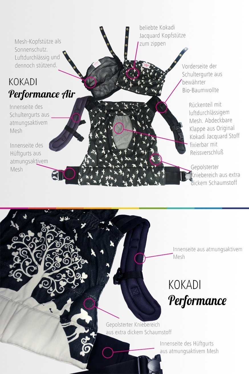 Babytrage Flip Performance Air Just Cream - KOKADI