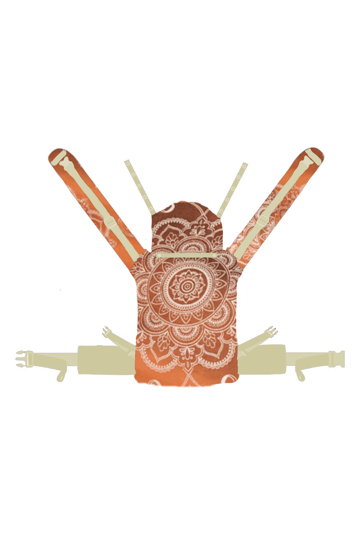 Porte-Bébé Flip X Mandala Latte Macchiato x Bambou inversé - KOKADI