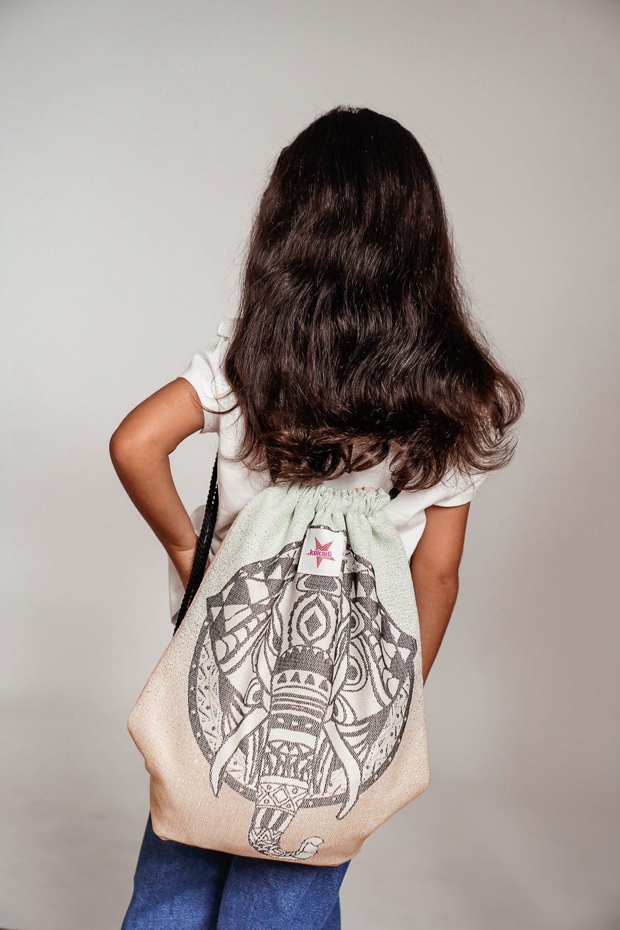 Mini Sac Hipster Éléphant Mandala Sauvage - KOKADI