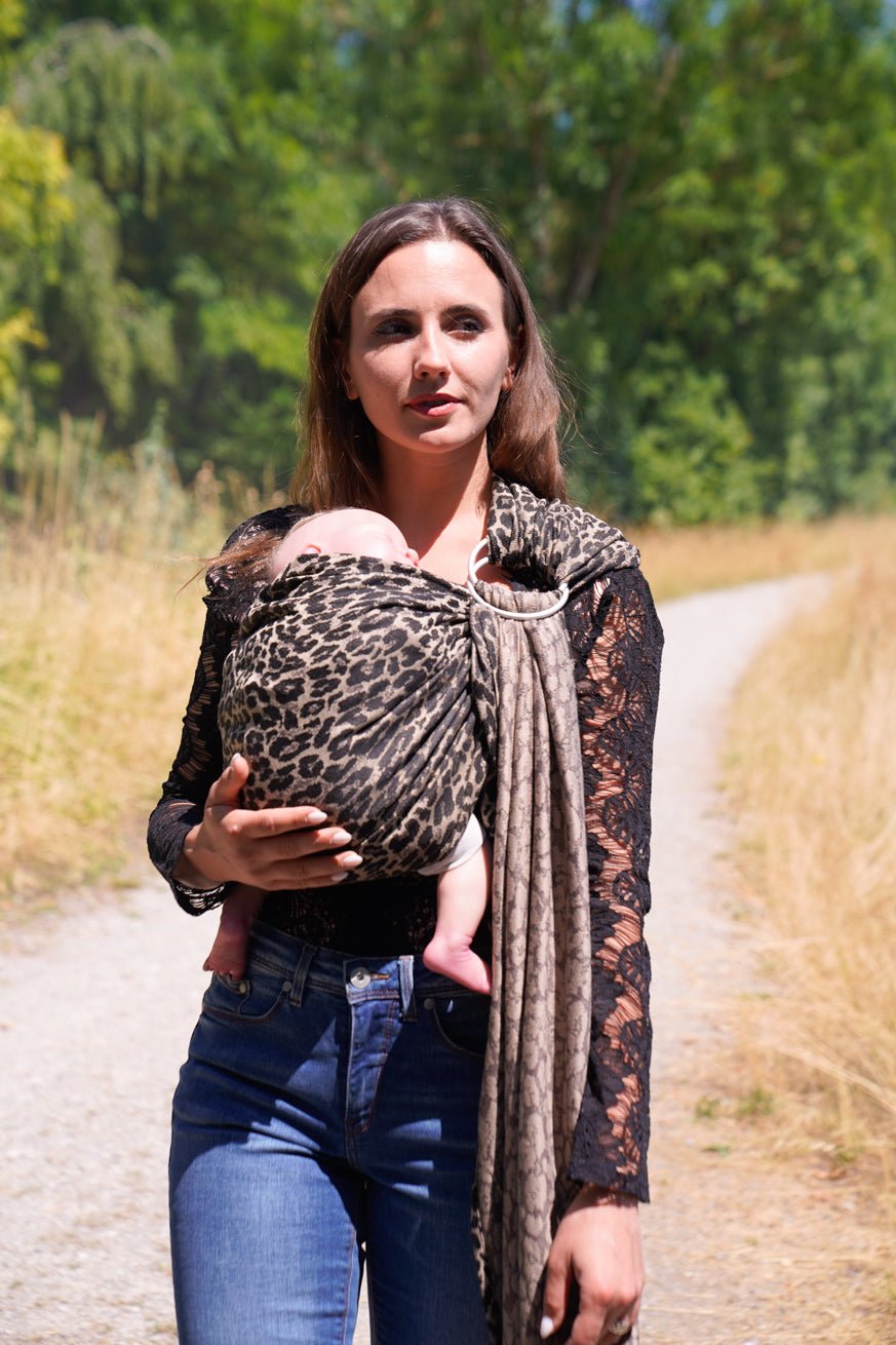 Écharpe de portage anneaux Leylafari - KOKADI