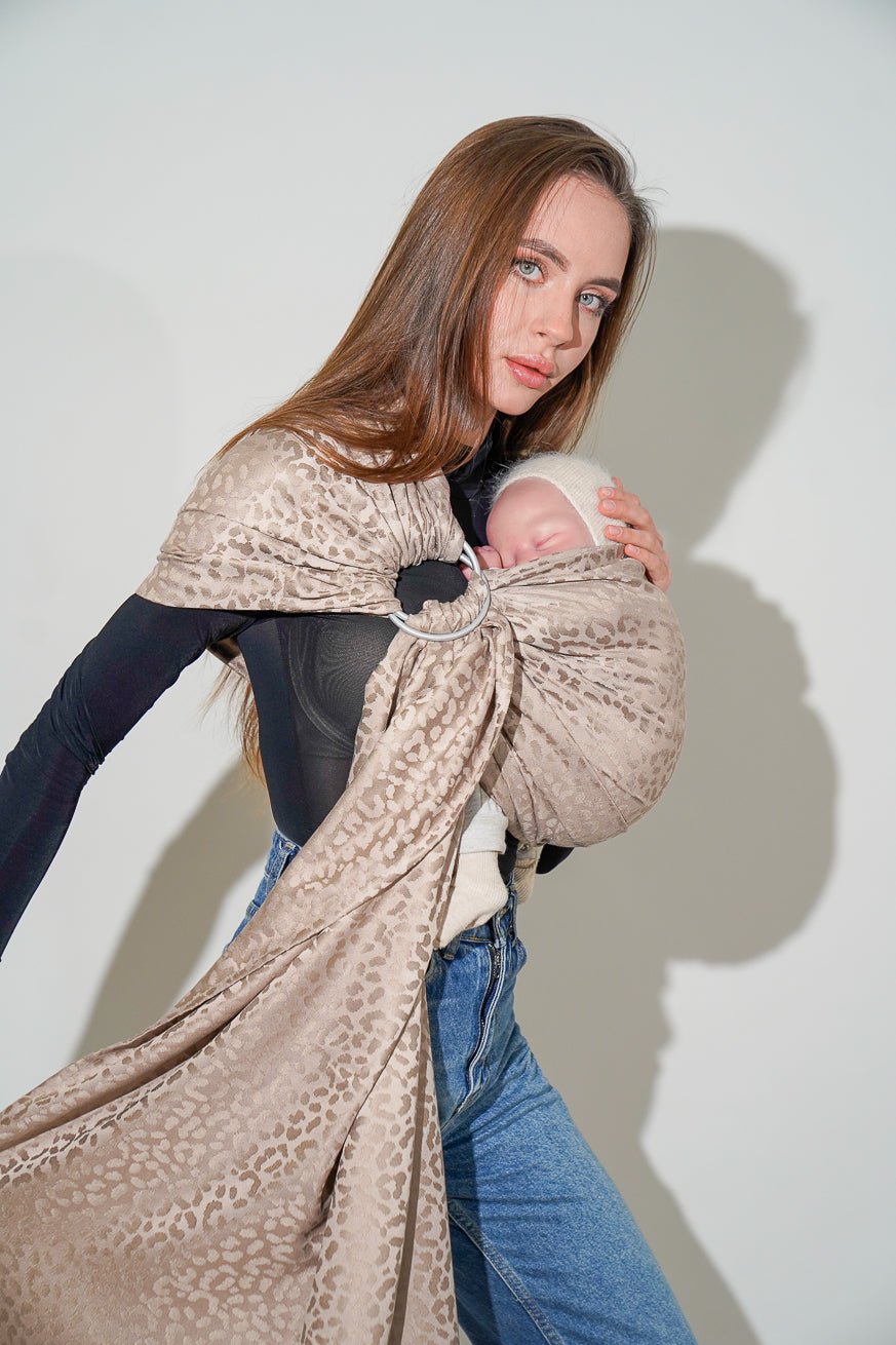 Écharpe de portage anneaux Safari Eléni - KOKADI