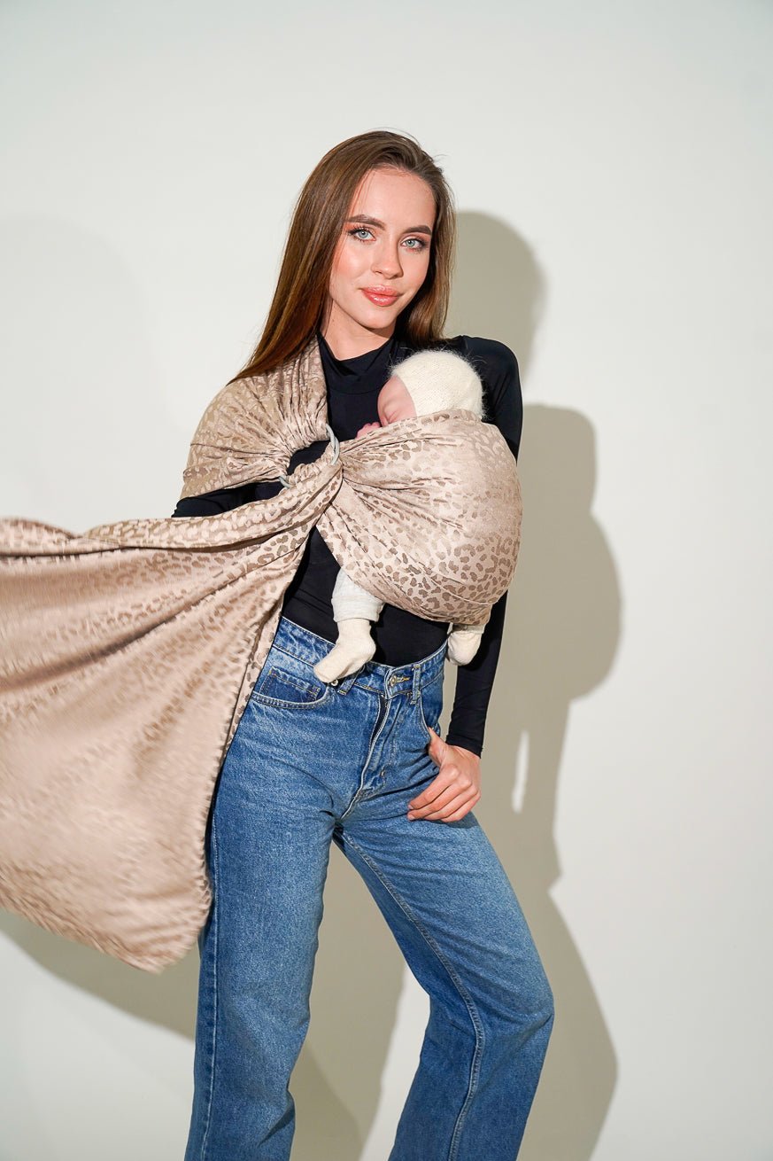 Écharpe de portage anneaux Safari Eléni - KOKADI