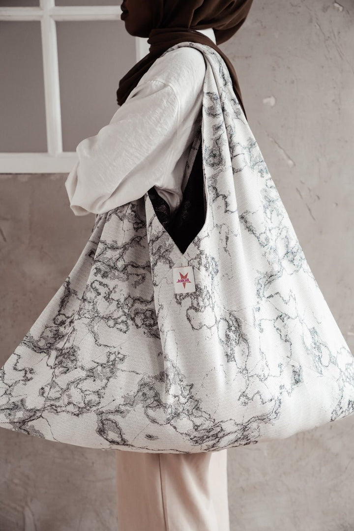 XXL Shopper Marbre Opale - KOKADI
