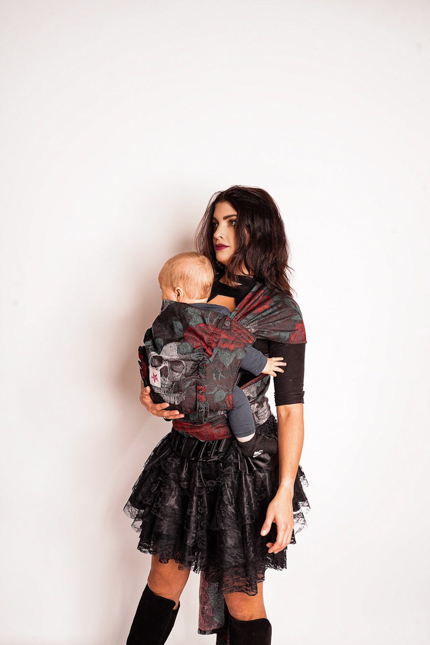 Baby Carrier WrapStar Skulls n´roses