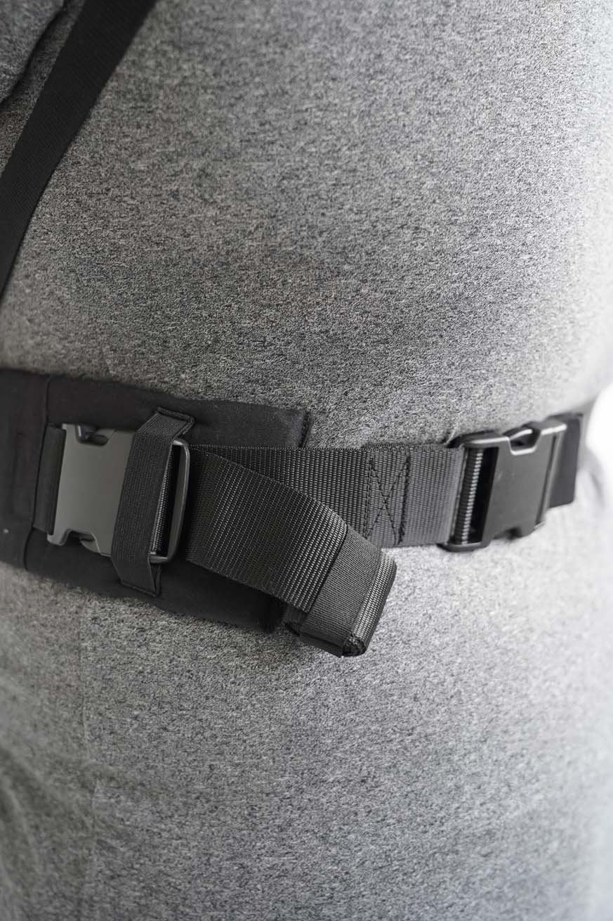 Barre de boucle ronde d'extension de ceinture de hanche latérale