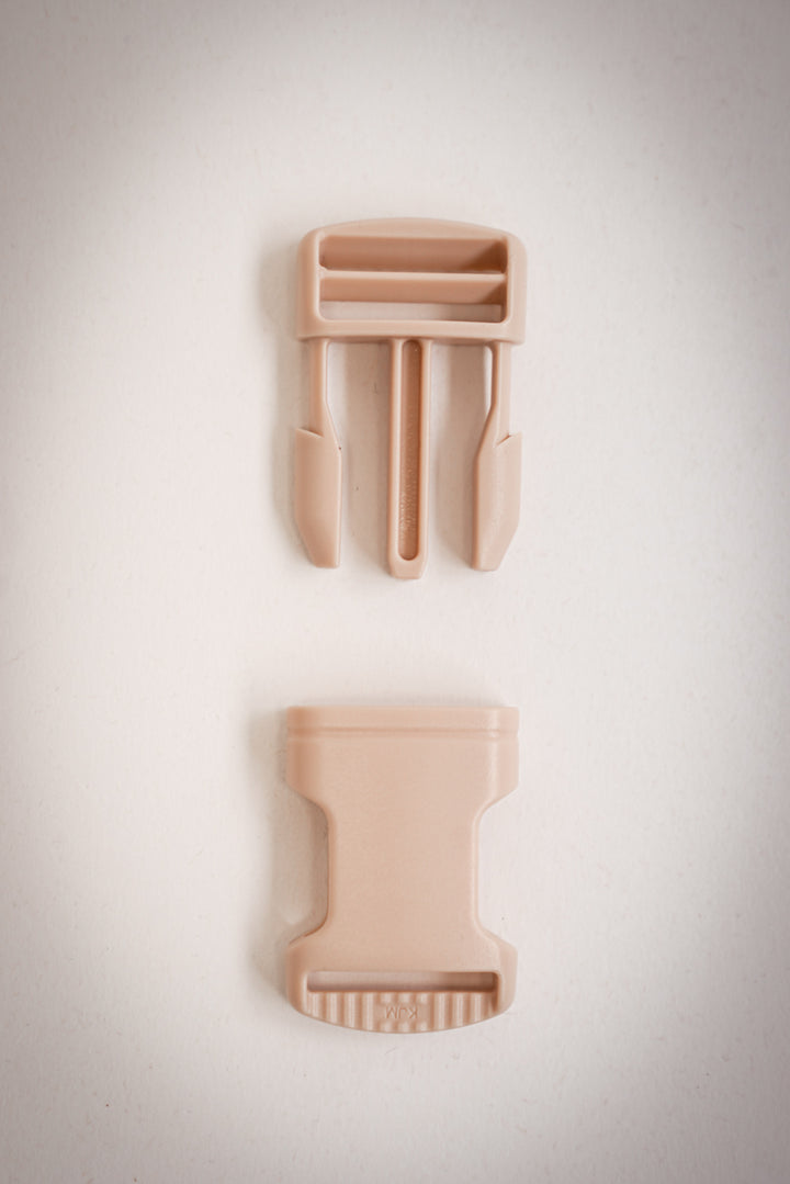 Sangle pectorale avec boucle 25mm crème