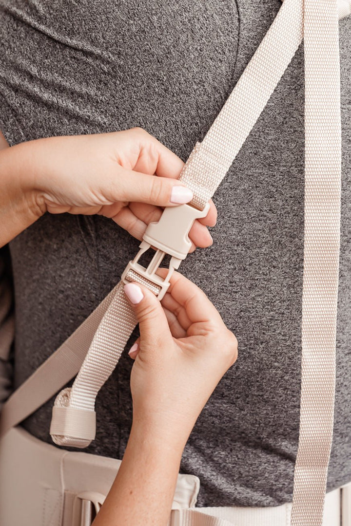 Sangle pectorale avec boucle 25mm crème - KOKADI