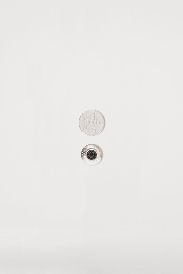 Bouton poussoir femelle argenté (neuf) - KOKADI