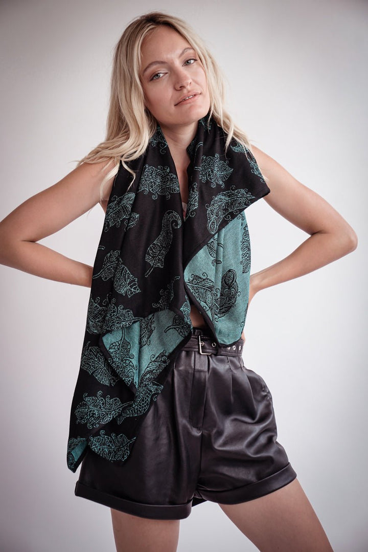 Serviette câline plumes de mandala Alexander - KOKADI