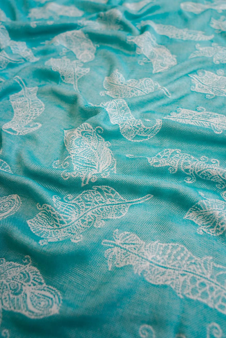 Serviette câline mandala plumes Alexandra - KOKADI