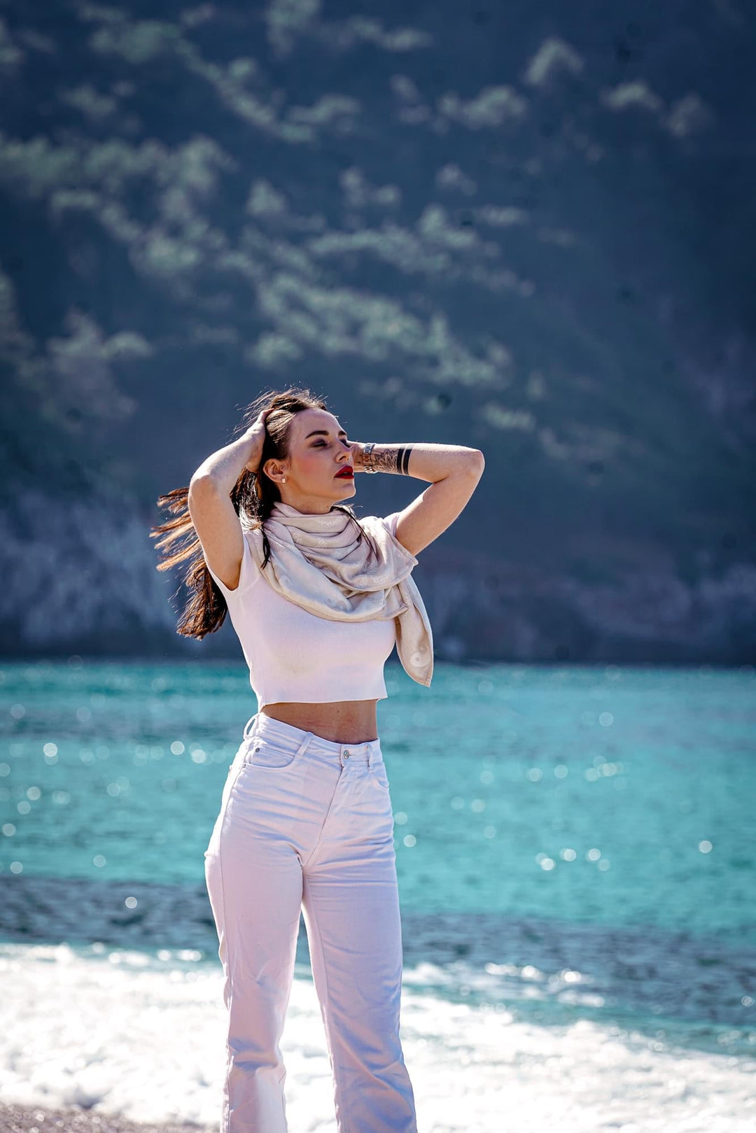 Serviette câline Om Shanti Inner Light - KOKADI