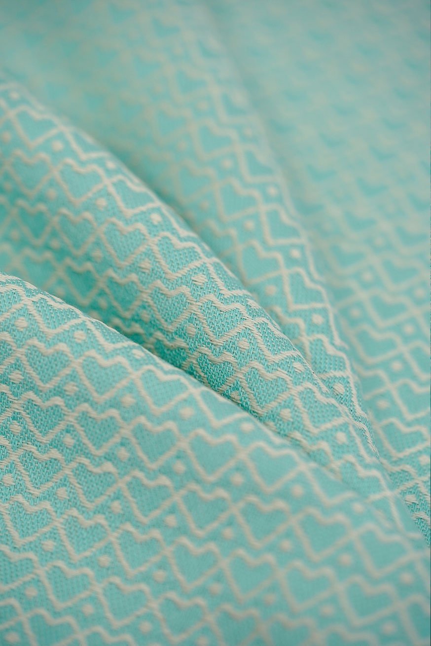 Écharpe de portage anneaux Heart2Heart Saint-Valentin - KOKADI