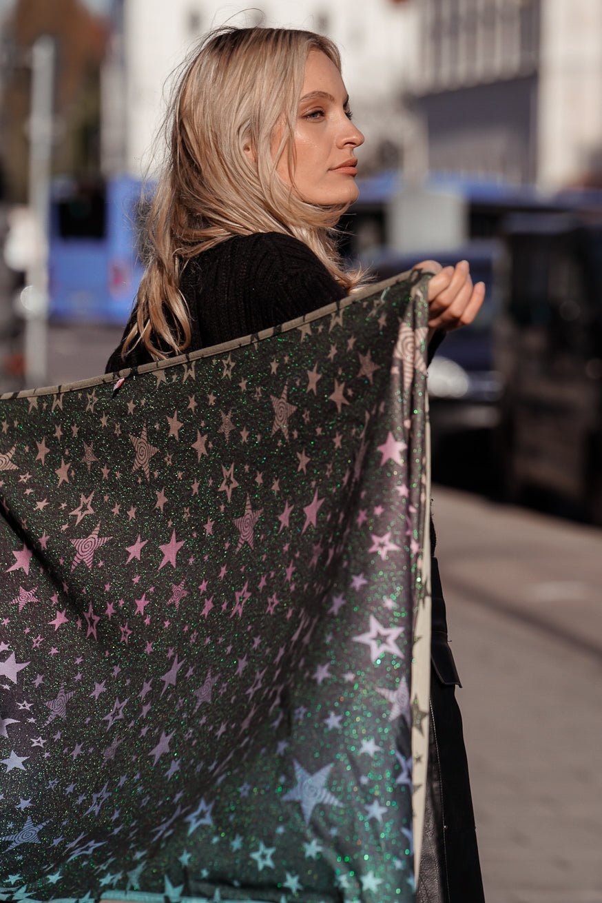 Écharpe de portage anneaux Vicky étoiles 2.0 - KOKADI