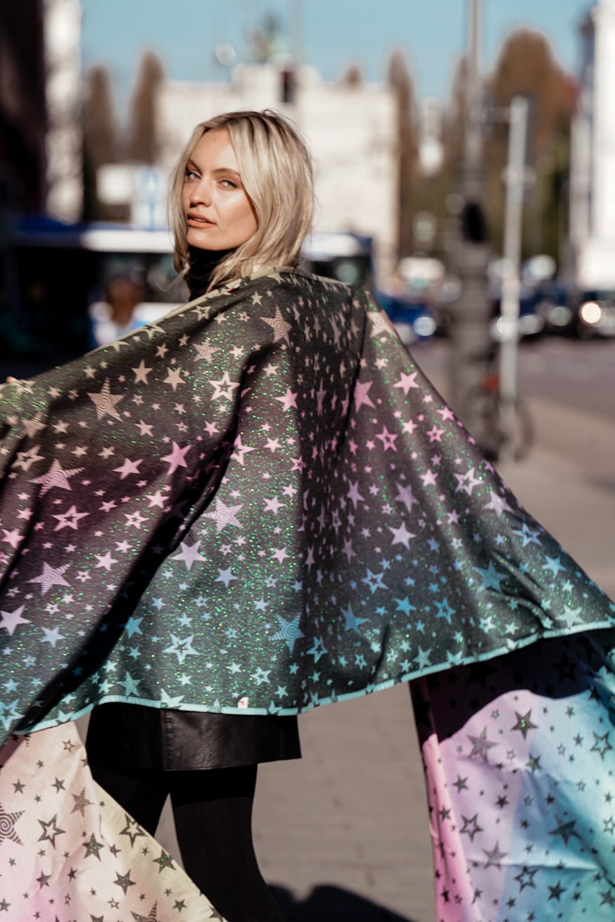 Écharpe de portage anneaux Vicky étoiles 2.0 - KOKADI