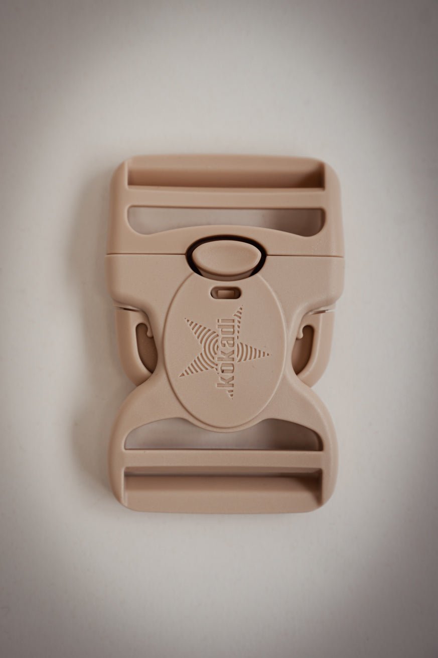 Boucle fermoir étoile crème 50mm - KOKADI